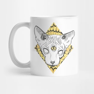 Psychedelic Cat Mug